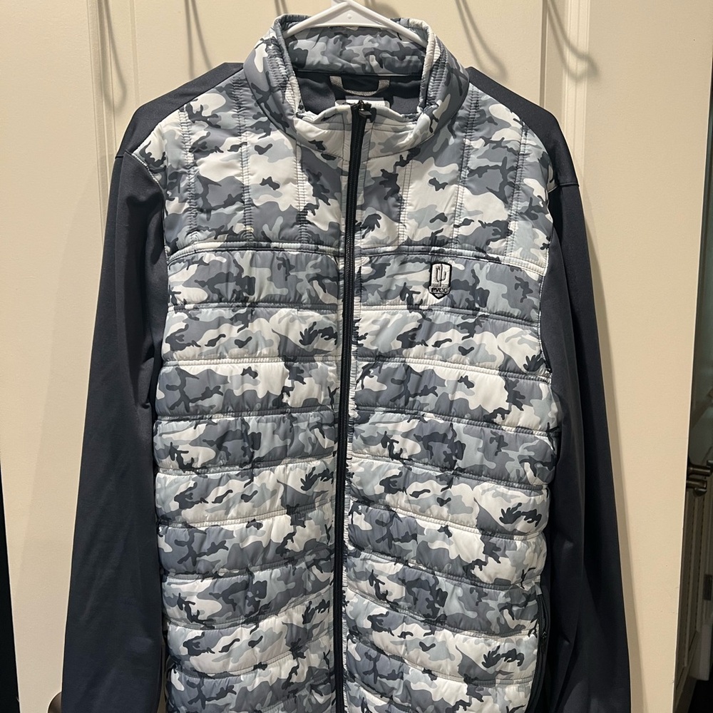Straight Down, large puffer golf jacket